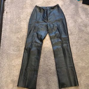 INC leather pants.